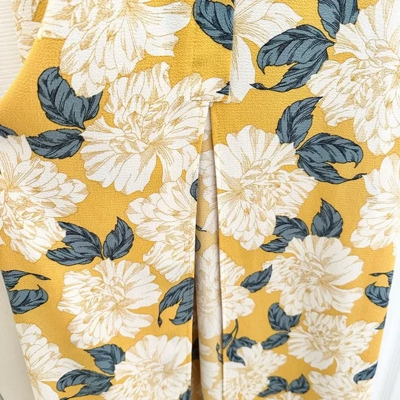 Monteau Yellow and Blue Floral Dress - Picture 5 of 5